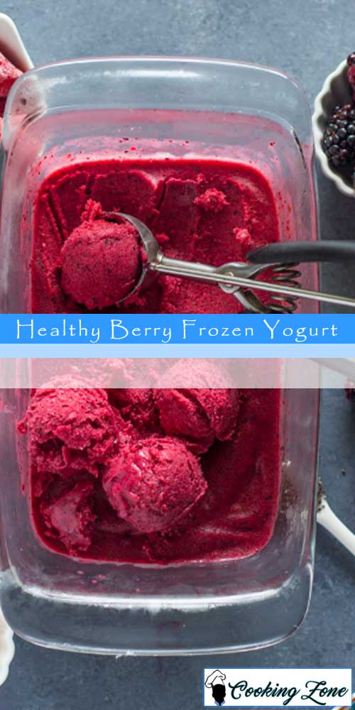 Healthy Berry Frozen Yogurt