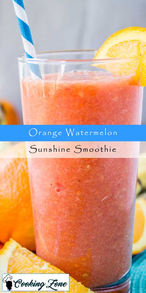 Orange Watermelon Sunshine Smoothie