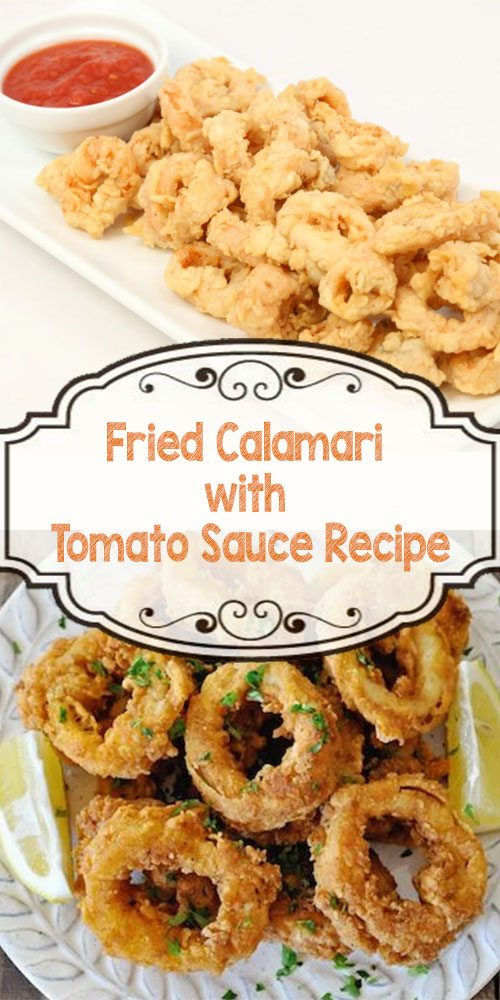 Fried Calamari with Tomato Sauce Recipe